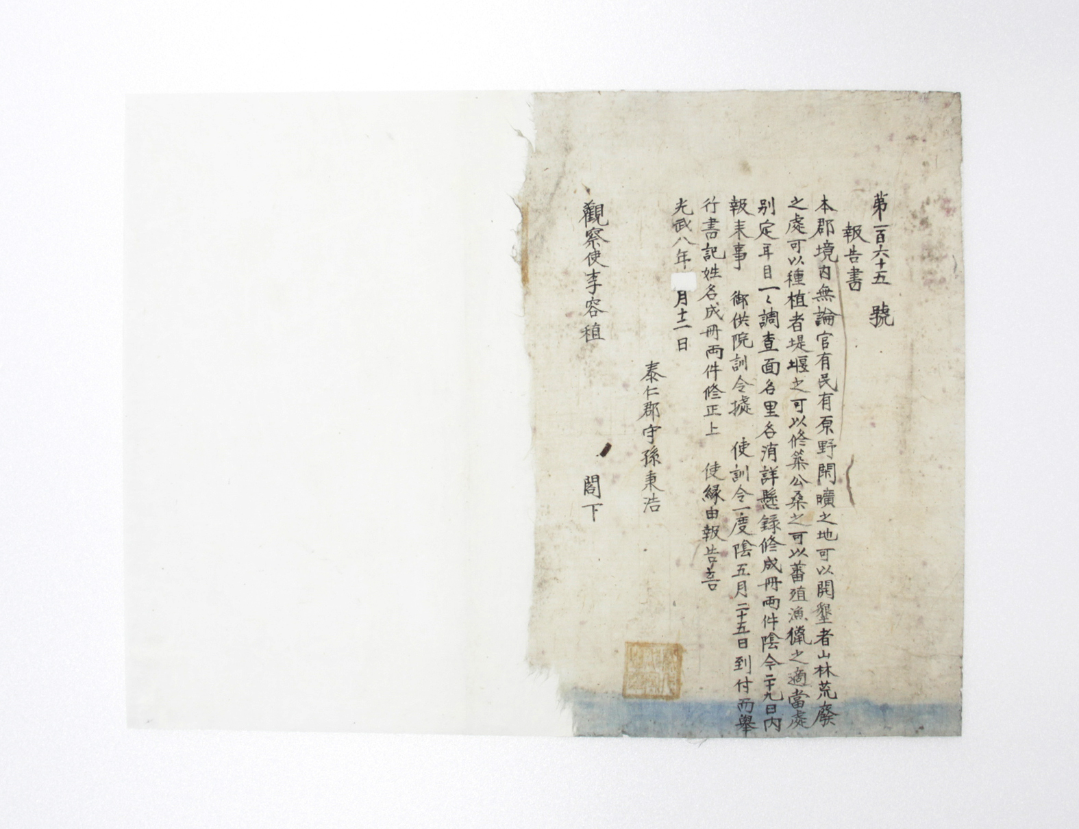 1904년 태인군수 손병호 보고서 섬네일 파일