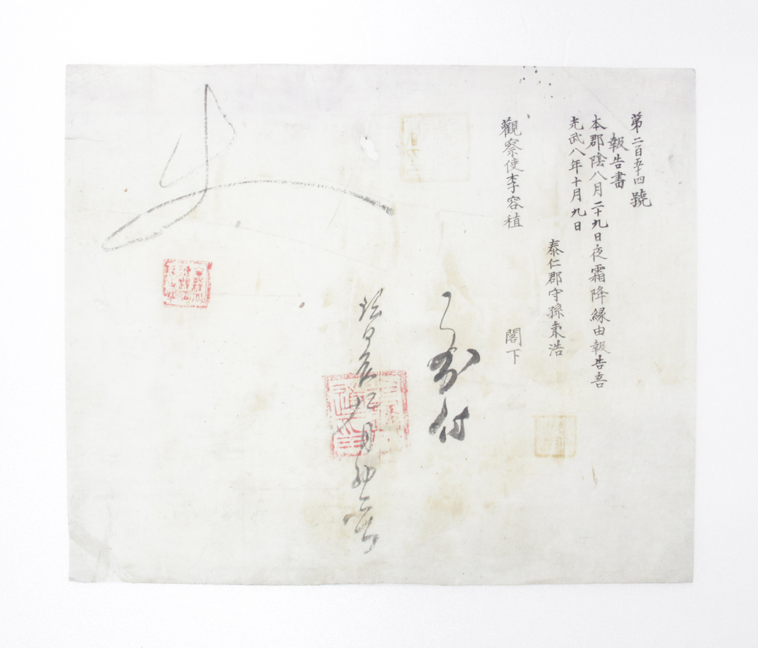 1904년 태인군수 손병호 보고서 섬네일 파일
